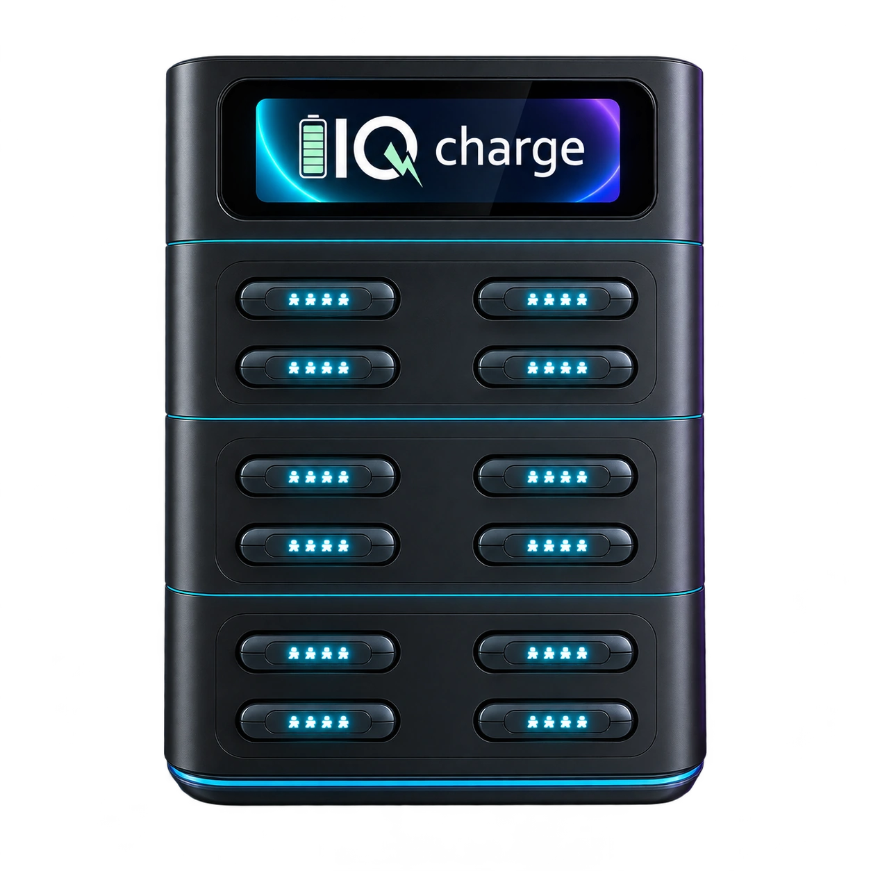 IQ PULSE 12 – schwarze Produktvisualisierung